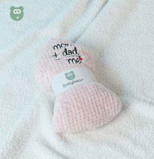 Baby Hooded Blanket Pink