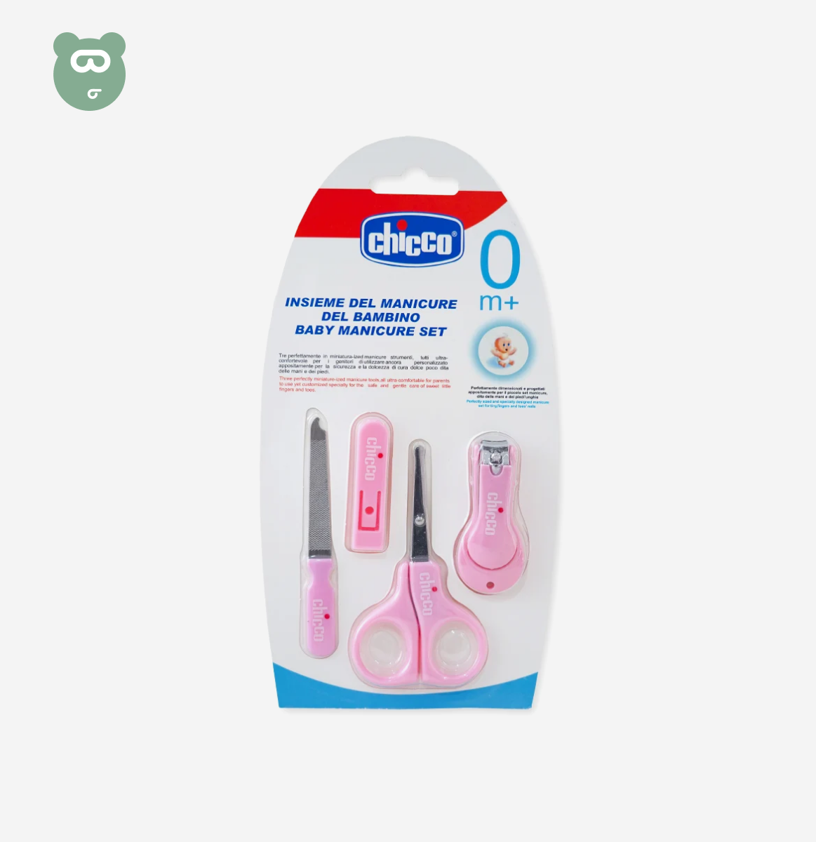Chicco Baby Manicure Set 0m+ - Pink