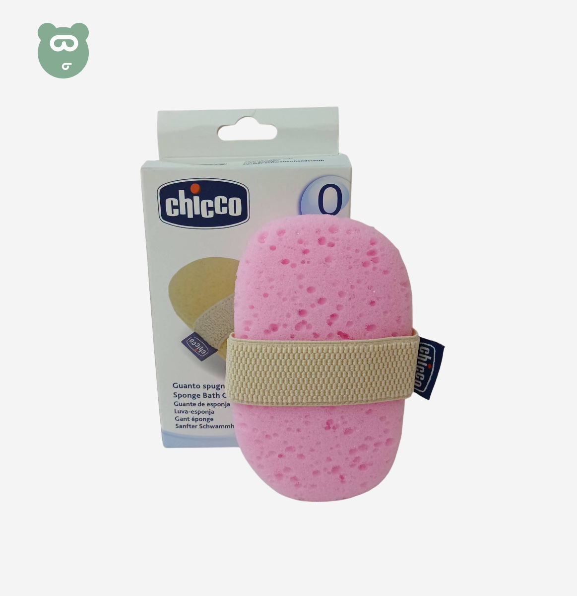 Chicco Sponge Bath Glove 0m+