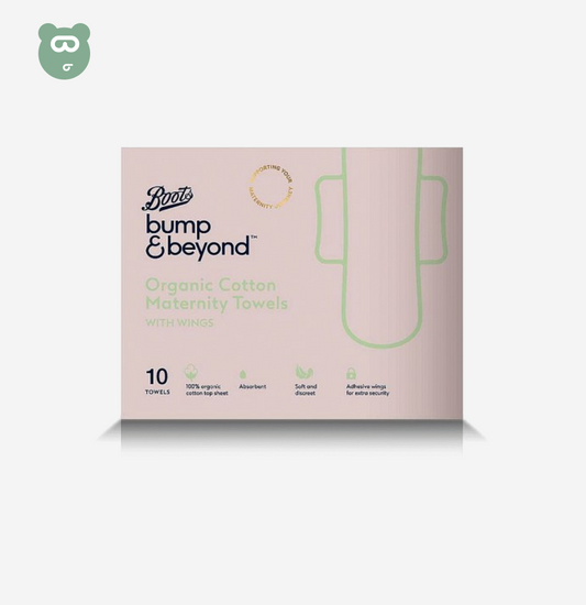 Bump & Beyond Organic Cotton Maternity Towels with Wings 10pcs