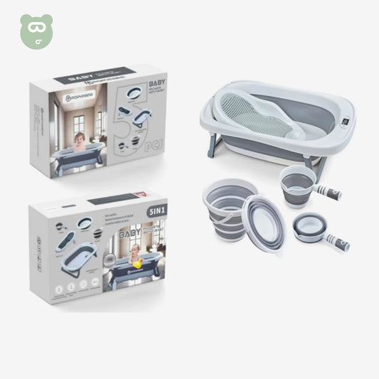 5 in 1 Foldable Bath Tub Set