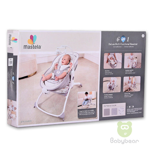 Mastela 6 in 1 multi-Fun Bassinet Crib Cradle