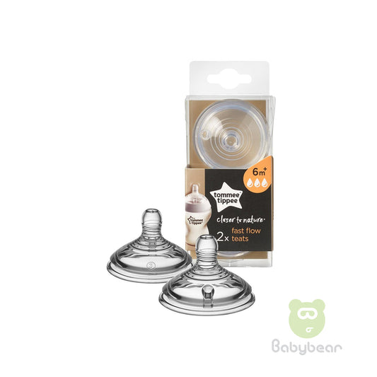 Baby Product Item in Sri Lanka - TommeeTippee Closer to Nature Med Flow 6m+ Teats