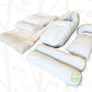 7 in 1 Baby Bedding Set - Blue - Hand Quilts, Baby Carrier, Pillows