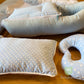 7 in 1 Baby Bedding Set - Blue - Hand Quilts, Baby Carrier, Pillows