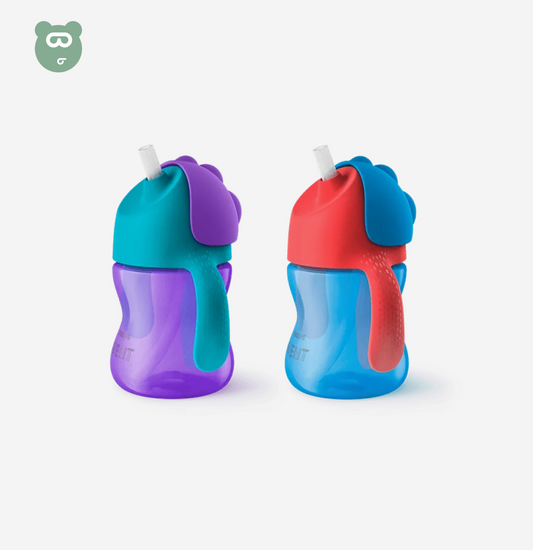 Avent Straw Cup 200ml 7oz Mixed 9m