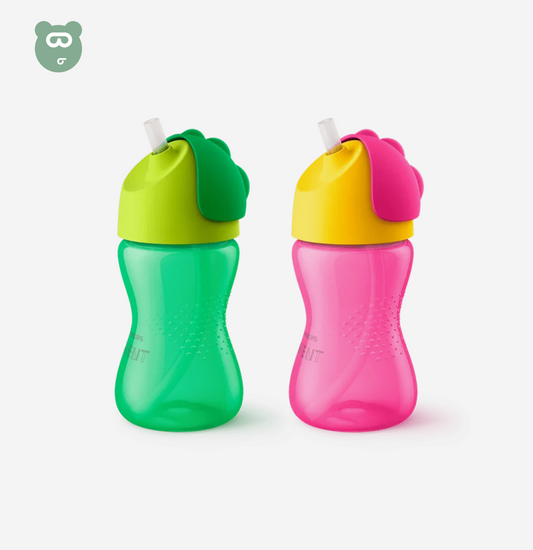 Avent Straw Cup 300ml 10oz Mixed 12m