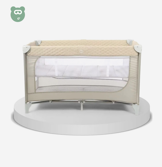 Baby Cot Playpen Beige