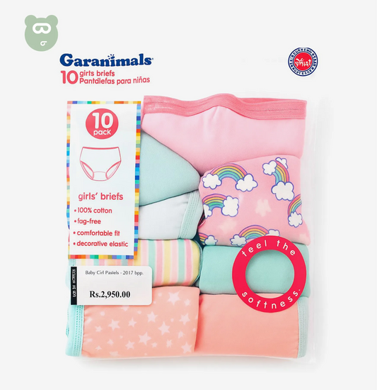 Baby Girls Panties 2-3T 10pcs