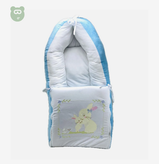 Baby Carrier Blue Bunny