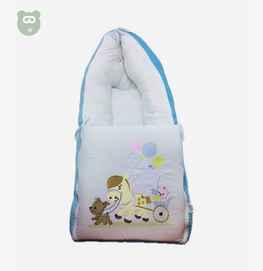 Baby Carrier Blue Horse