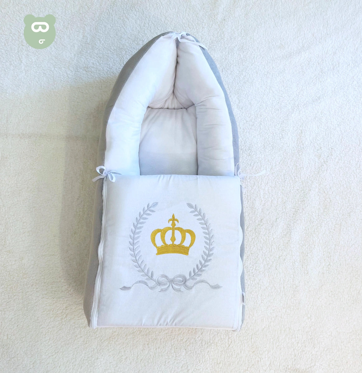 Baby Carrier Grey Crown