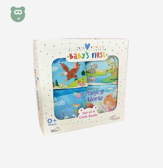 Baby's First Set Of 4 Cloth Books
