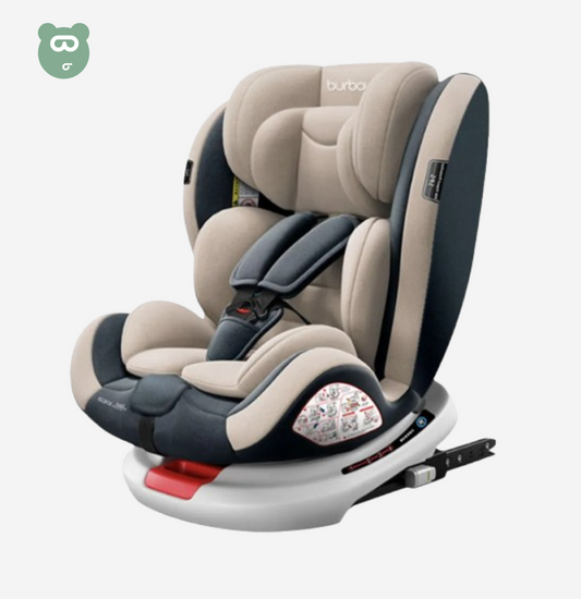 Burbay 360 Car Seat with Isofix - Beige