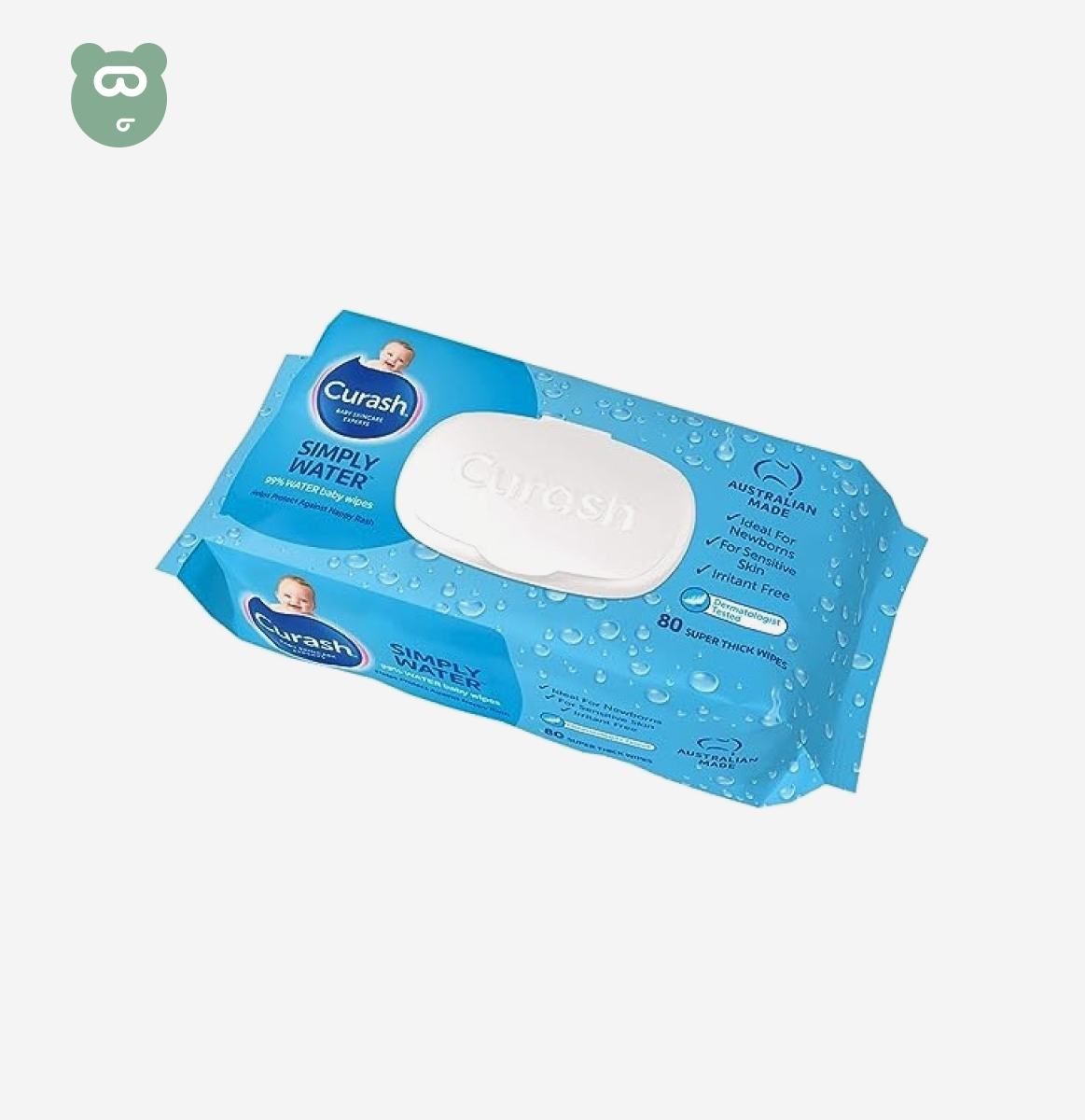 Curash Simply Water Wipes