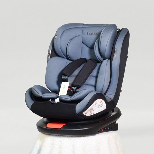 Burbay 360 Car Seat With Isofix Gray