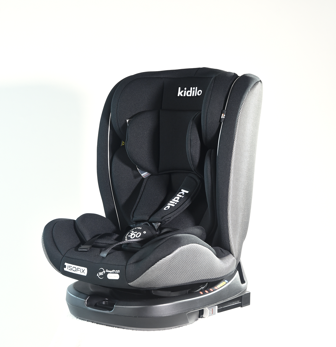 Kidilo 360 Isofix Car Seat - BXS-223A - Black