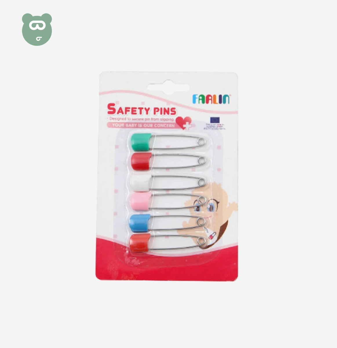 Farlin Safety Pins 6pcs