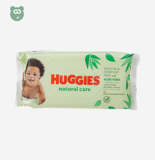 Huggies Natural Care Aloe Vera 56 Wipes