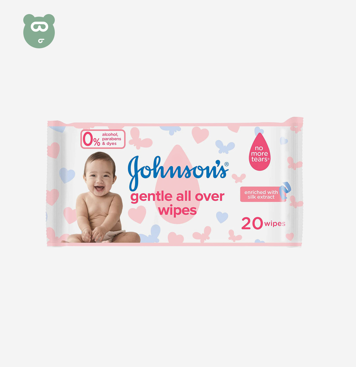 Johnsons Baby Wipes 20