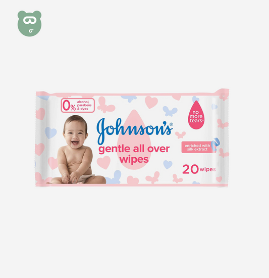 Johnsons Baby Wipes 20