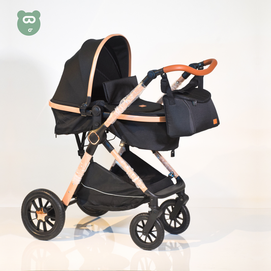 Kidilo 3 in 1 Stroller Black