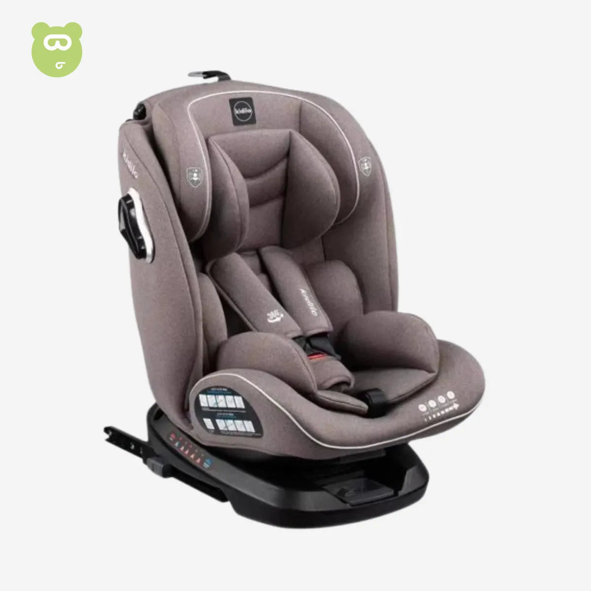 Kidilo 360 Car Seat With Isofix - Beige