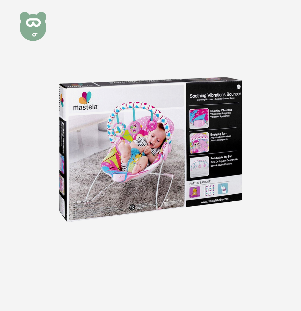 Mastela Soothing Vibration Bouncer - 6790