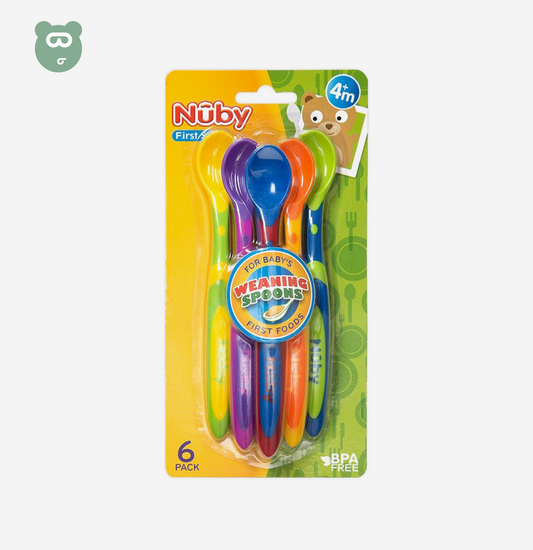Nuby Weaning Spoons 6pk