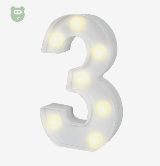 Number 3 Light