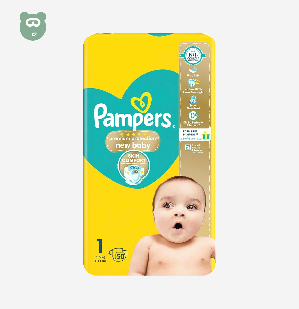 Pampers Premium Protection S1X50