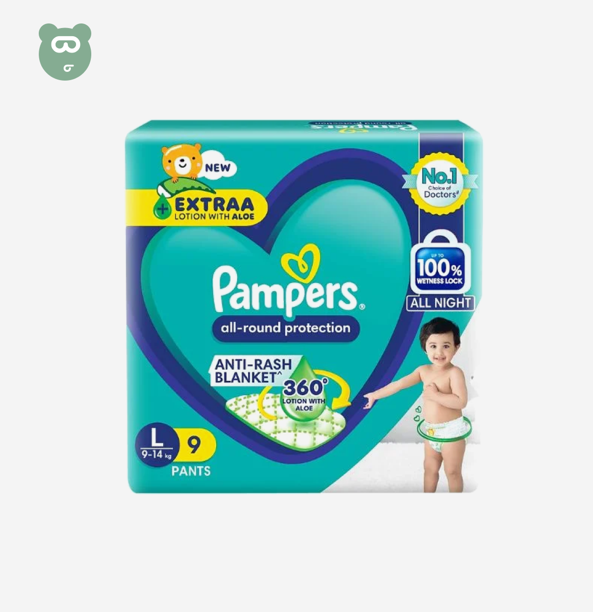 Pampers Pants Large 9pcs