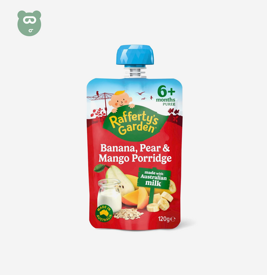 Raffertys Garden Banana Pear & Mango Porridge 120g