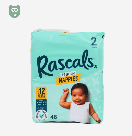Rascals Premium Baby Diapers Size 2 - 48