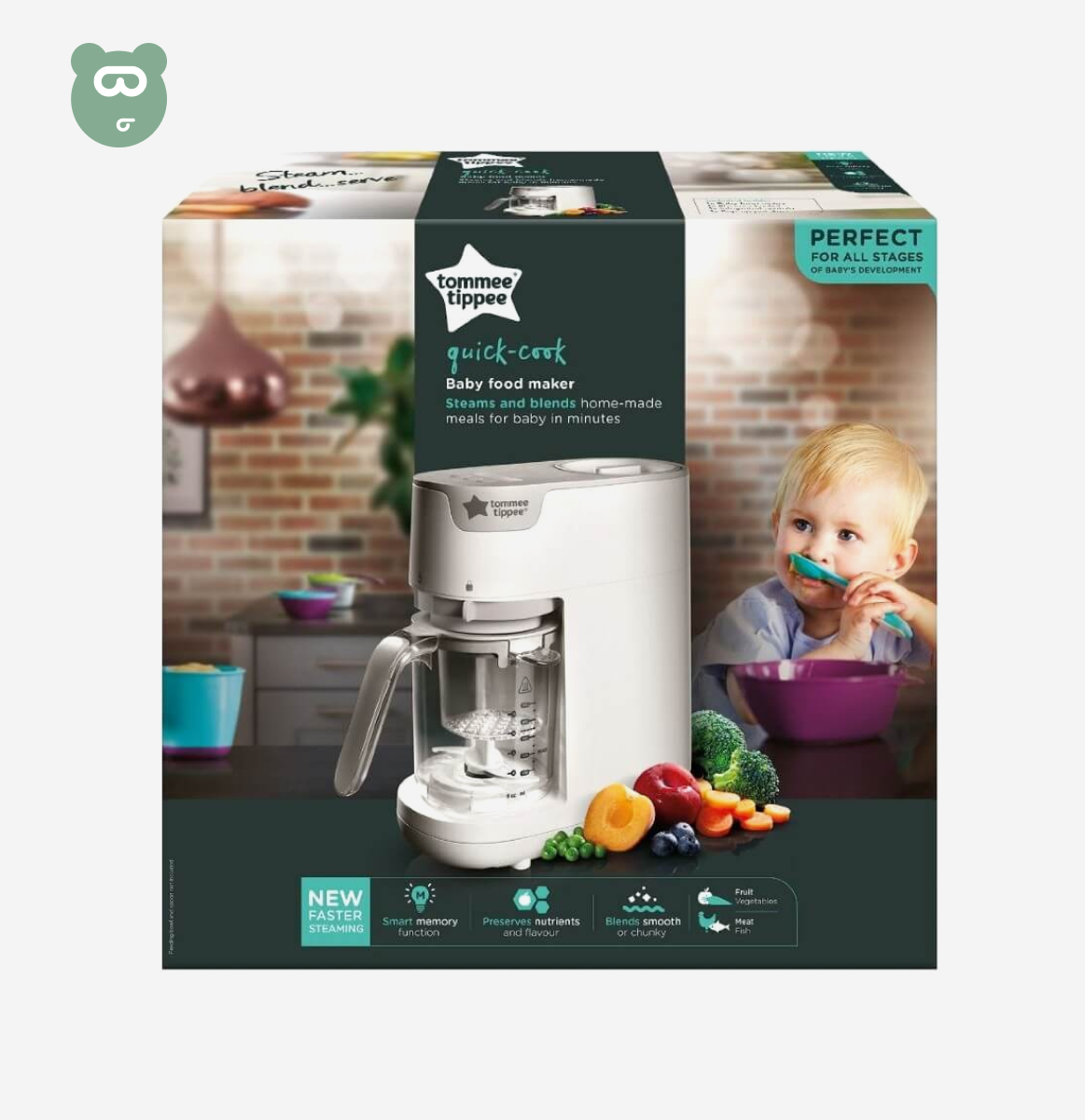 T.T 6 in 1 Baby Food Maker Steams And Blends