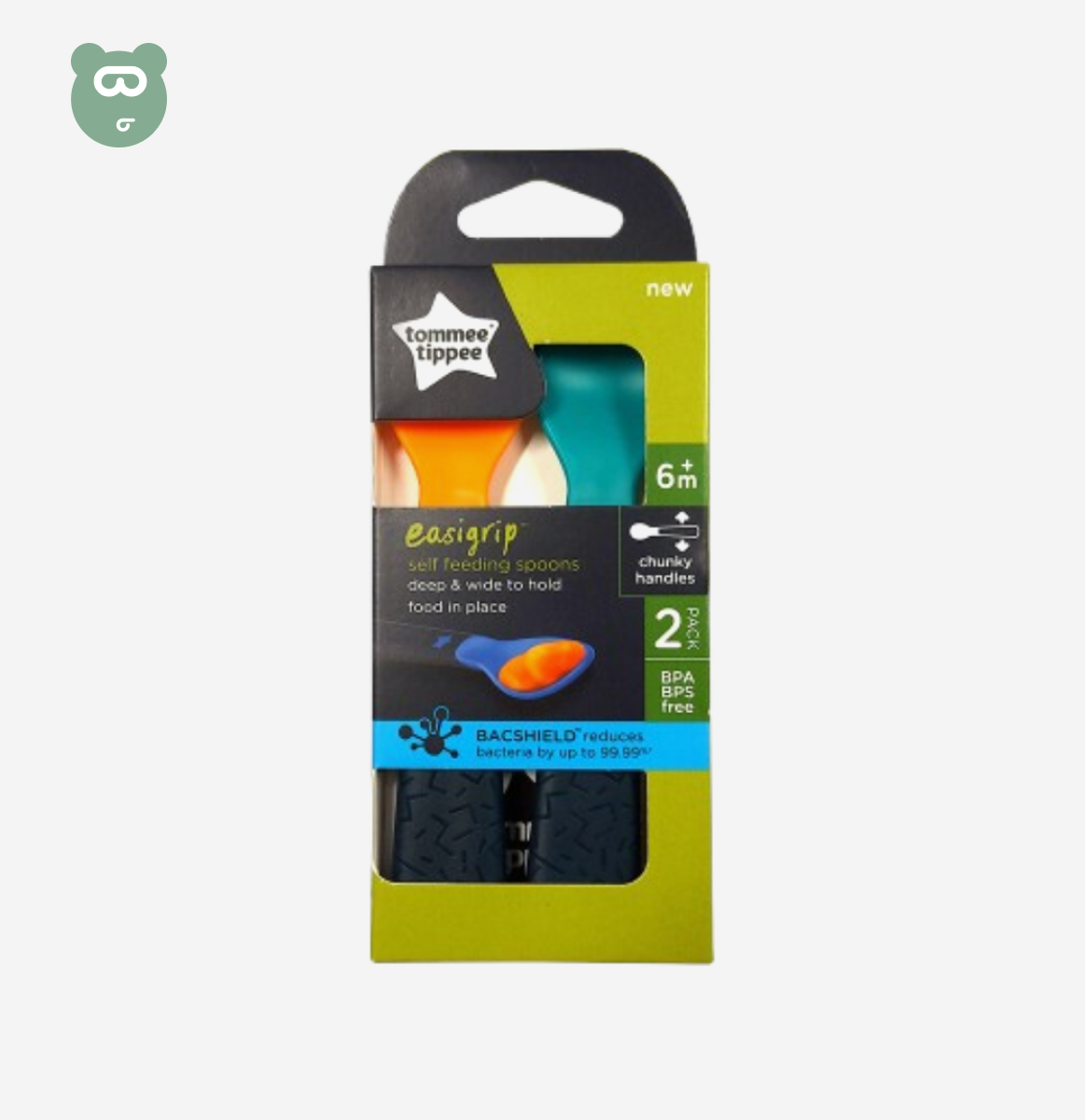 Tommee Tippee Easigrip Feeding Spoon 6m+