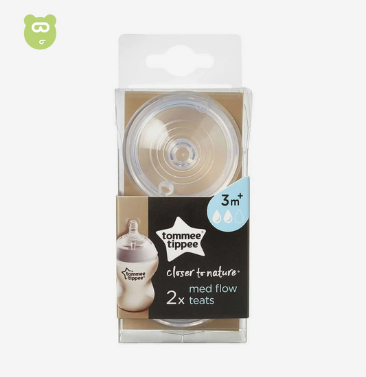 TommeeTippee Closer to Nature Med Flow 3m+ Teats