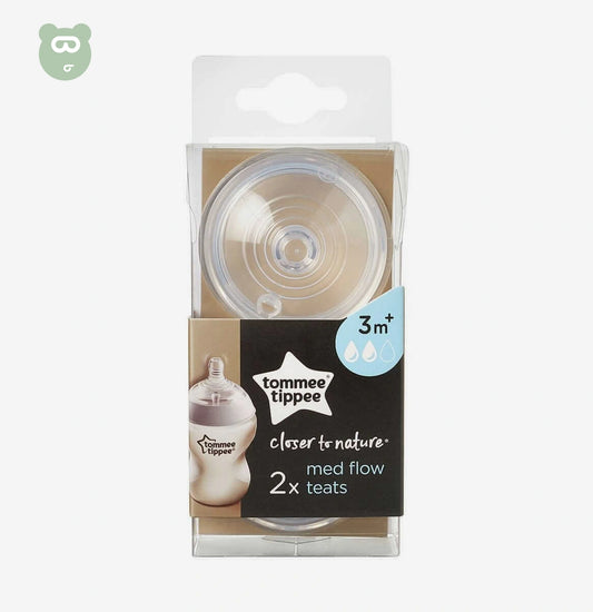 TommeeTippee Closer to Nature Med Flow 3m+ Teats