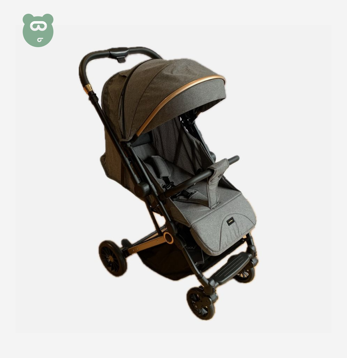 Burbay Travel Stroller Dark Gray