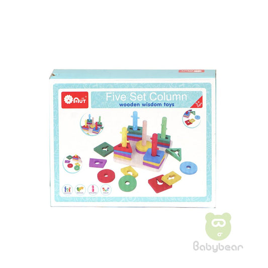 Wooden Shaper Sorter Toy Set