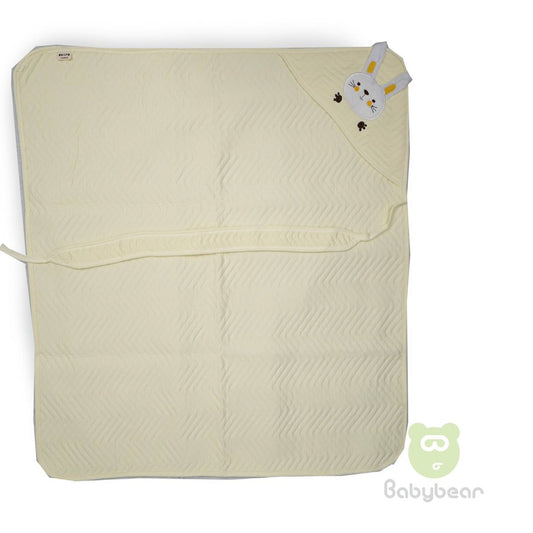 Hooded Baby Blanket - Yellow