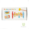 Wooden Pounding Bench Toy with Mallet