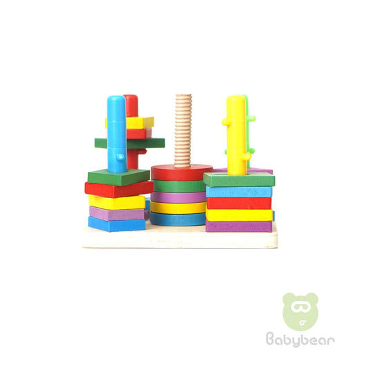 Wooden Shaper Sorter Toy Set