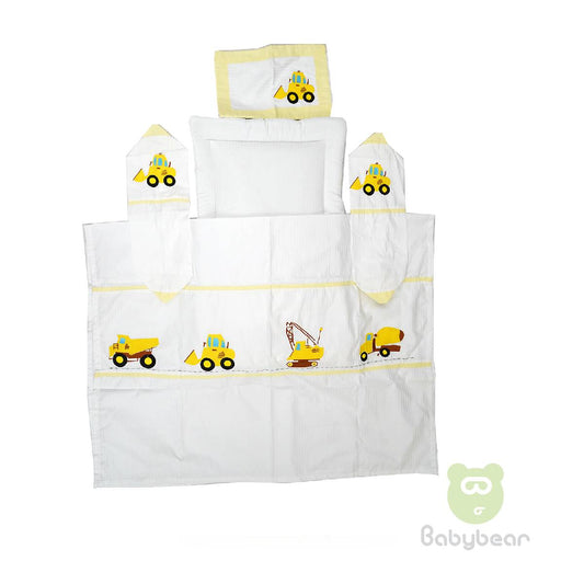 Baby Bear 5 Piece Bedding Set - Trucks