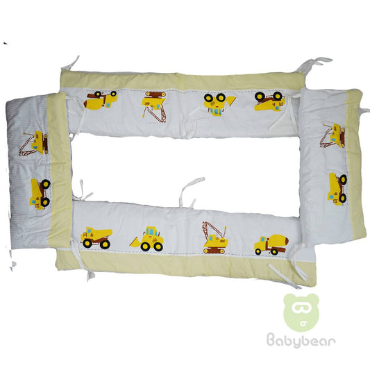 Baby Bear 4 piece Crib Bumper Set - Truck