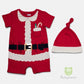 Christmas Romper Set Santa- Ages 3-6m