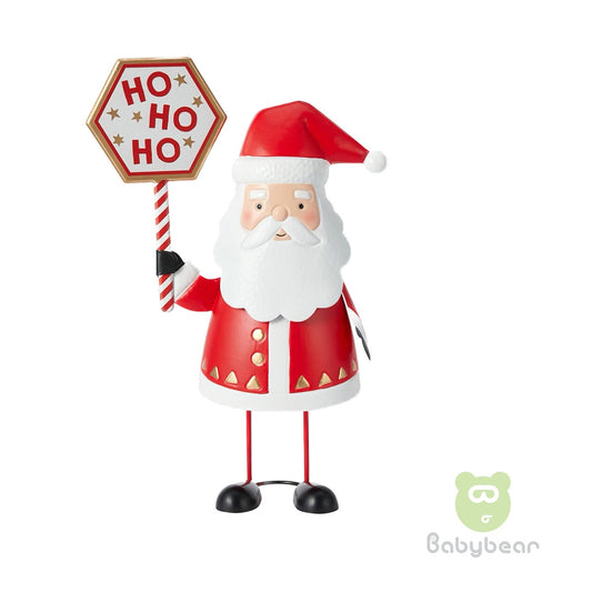 Christmas Metal Santa Decoration