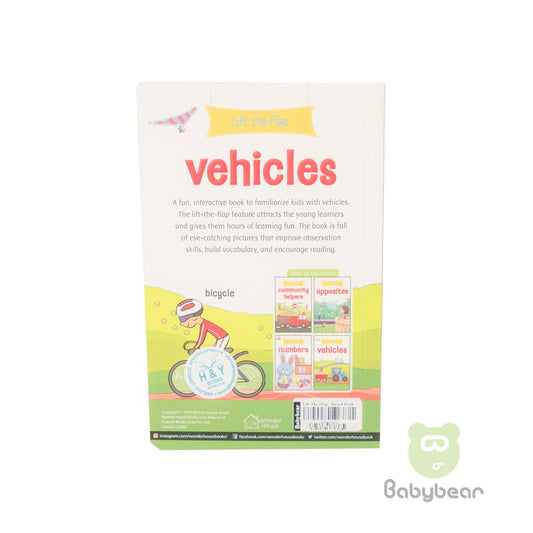 Lift the Flap Vehicles Book