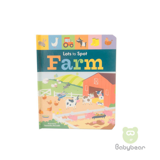 Lots to Spot Farm Board Book