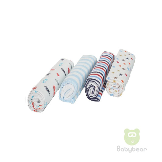 Babybear Blanket Set of 4  Blues